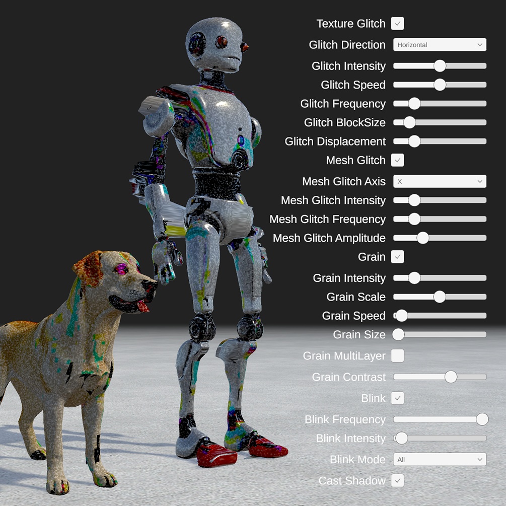 Glitch Shader | Customizable Shader FX for 3D