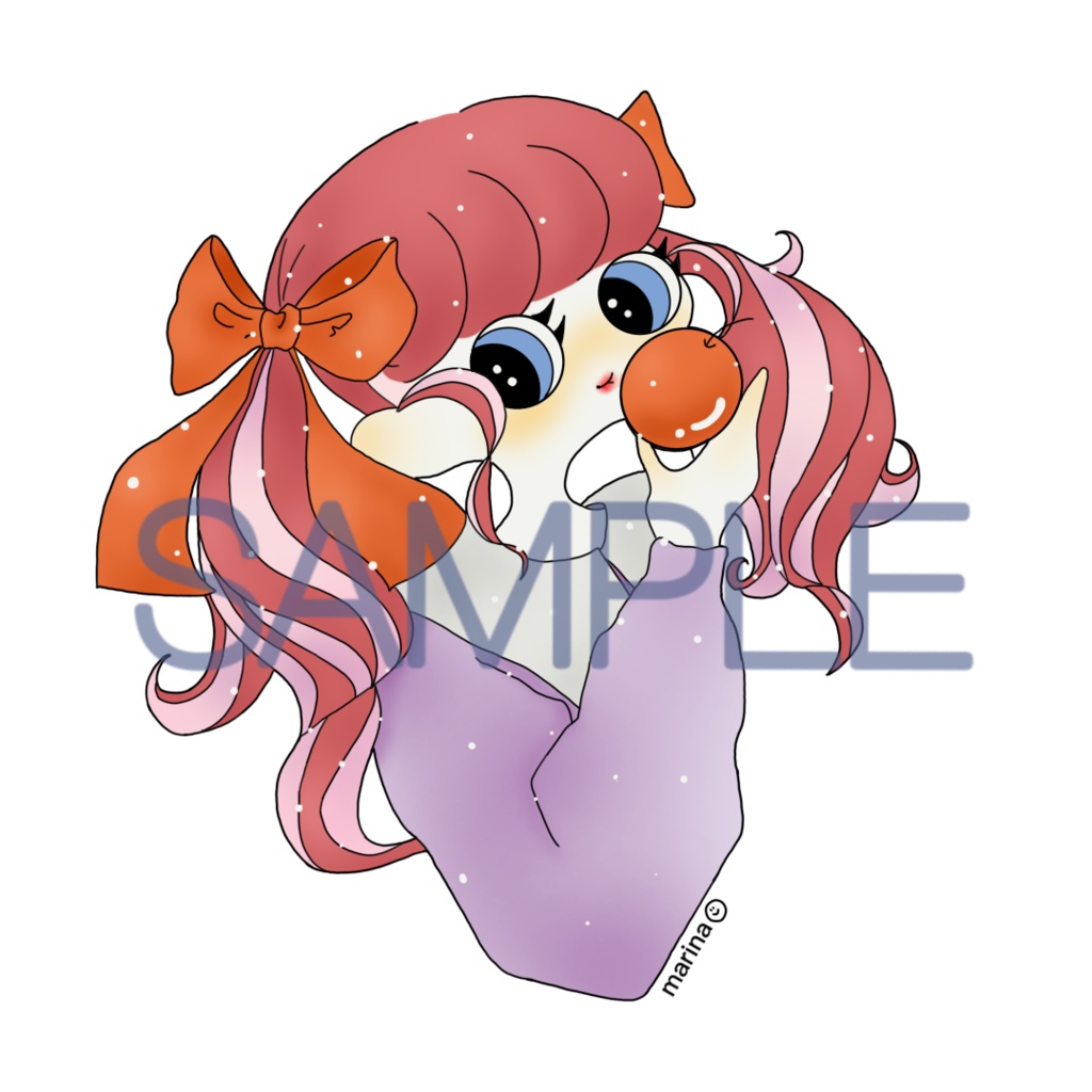 ステッカー(りんご)