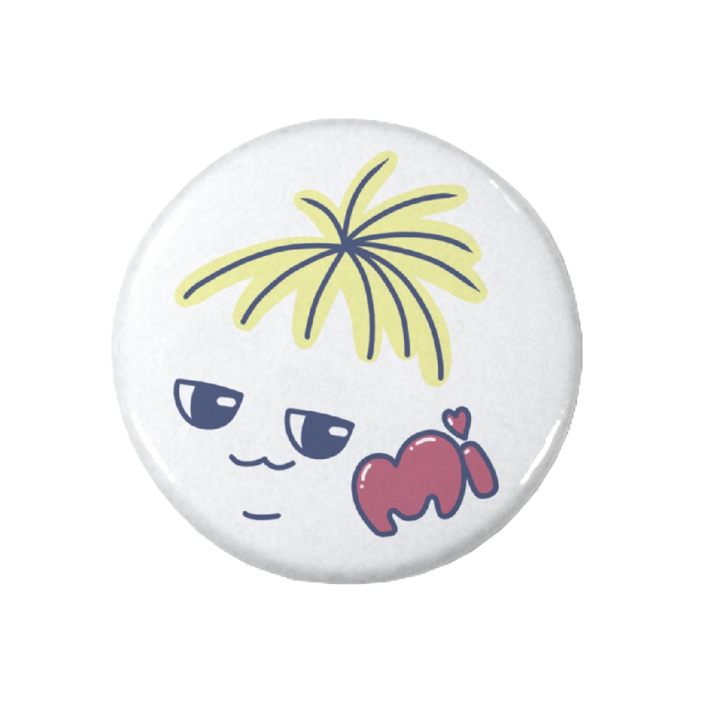 moon hug×zawa 缶バッジB