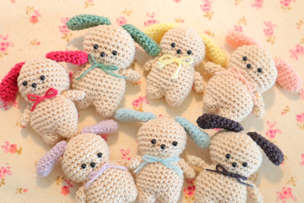 カラフルないぬチャーム