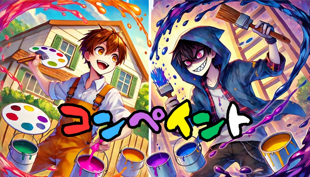 ボードゲーム「コンペイント」