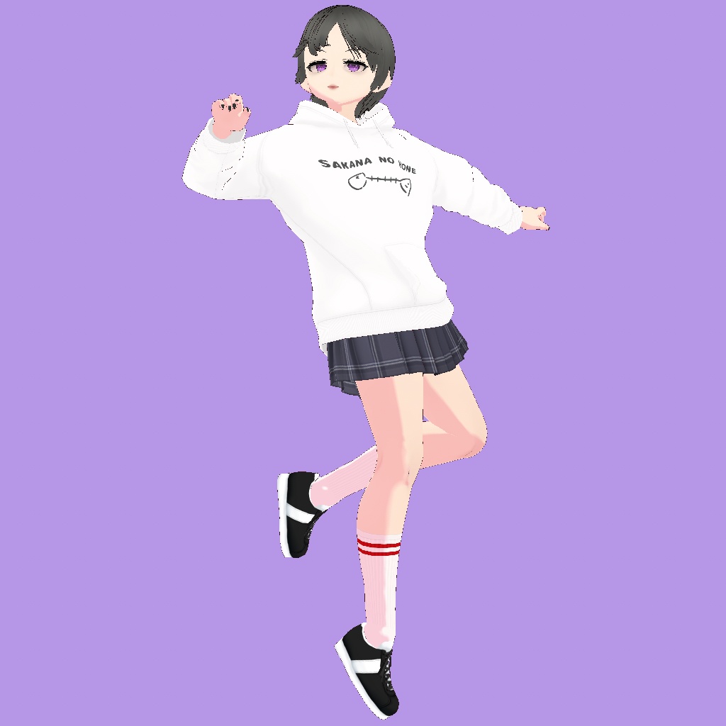 【無料あり】オリジナル3Dモデル『アッシュ』