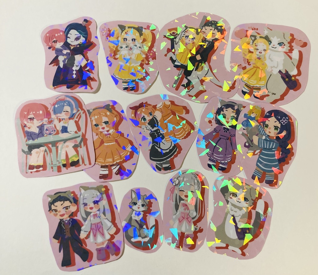 クリアポーチ&13種ステッカーセット