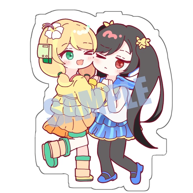 いちほ&チコアクリルキーホルダー