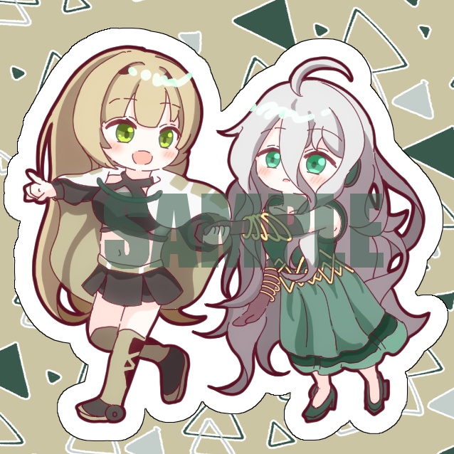 アクリルキーホルダー（ちとせ&みづほ）