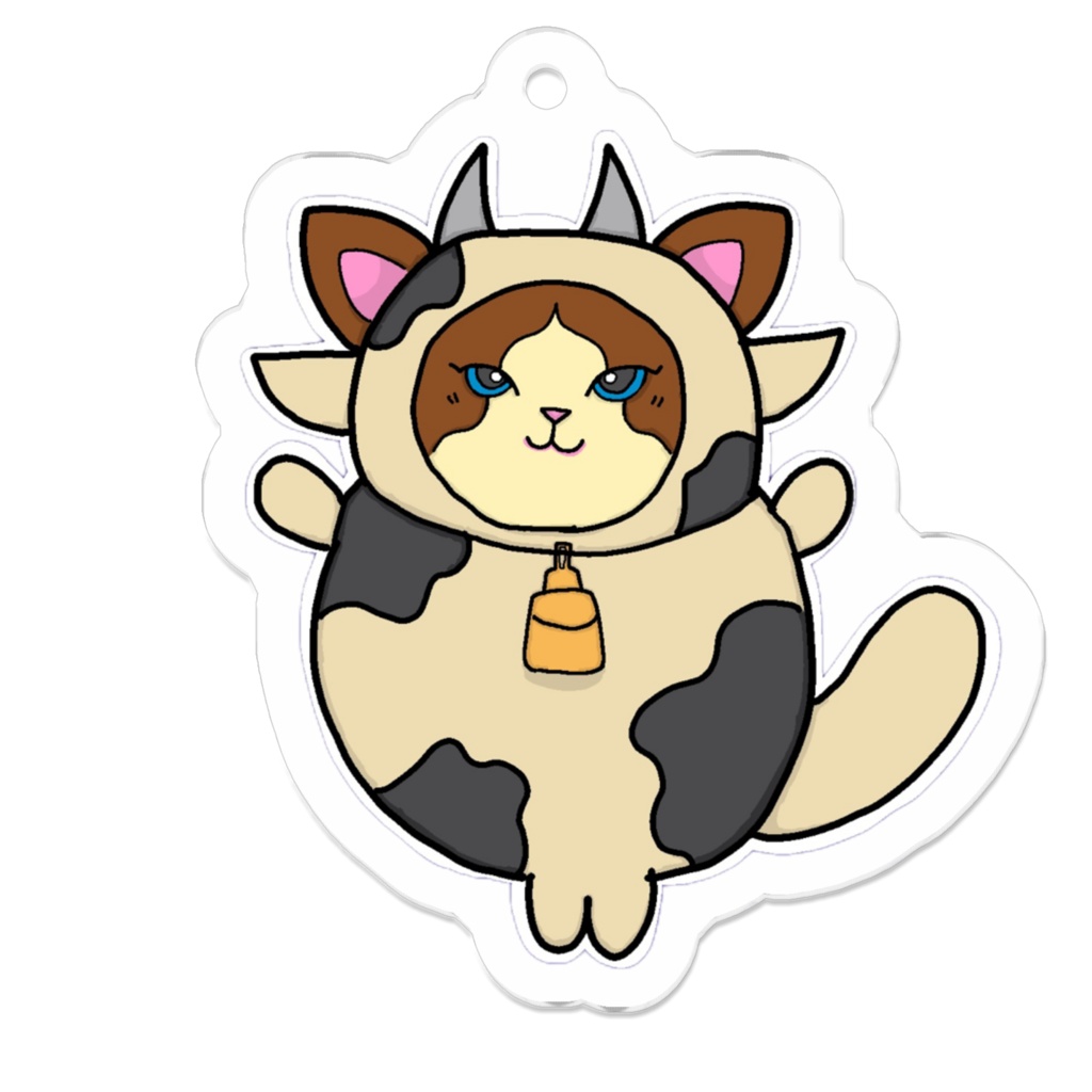 アクリルキーホルダー ラグドールちゃん(牡牛座の姿)