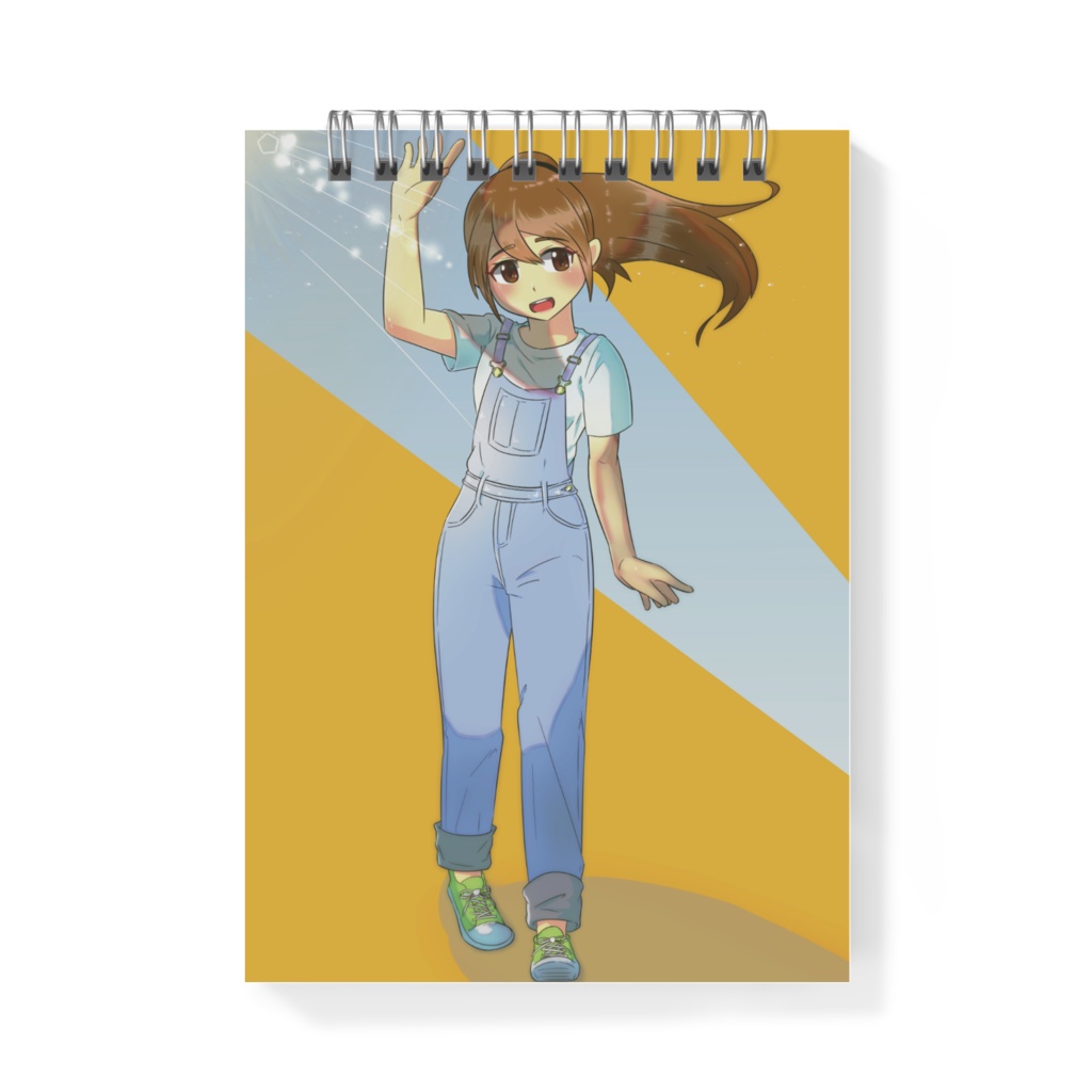 可愛い女の子のメモ帳