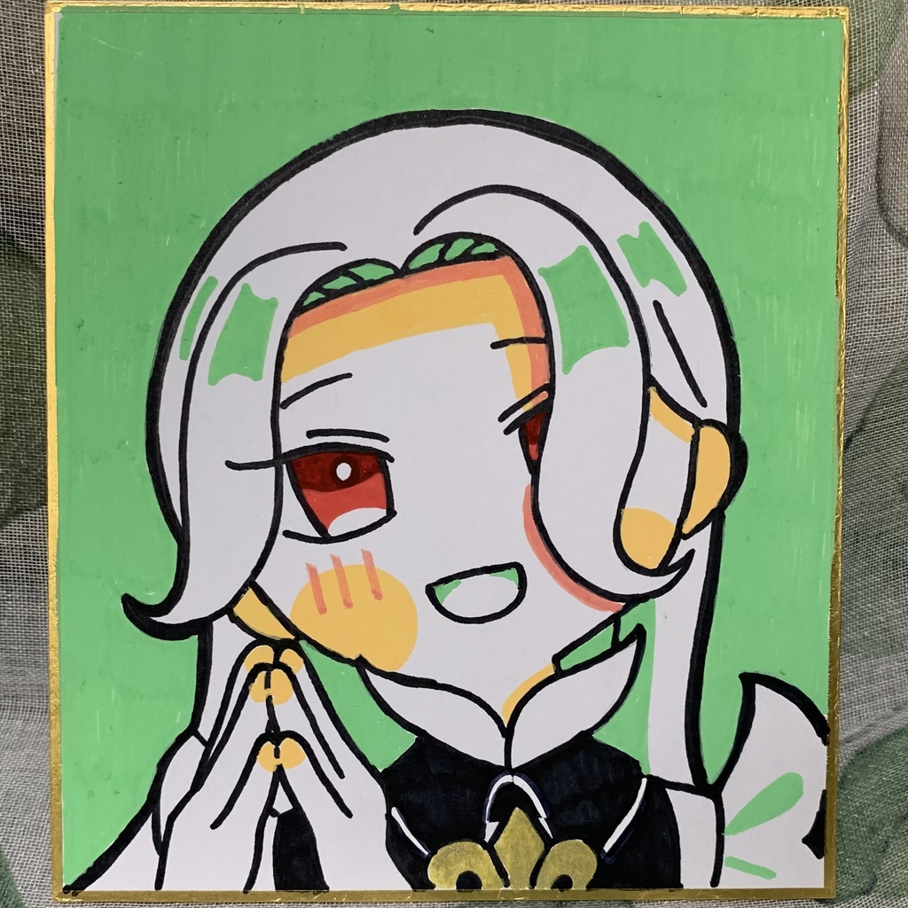 色紙 リリー