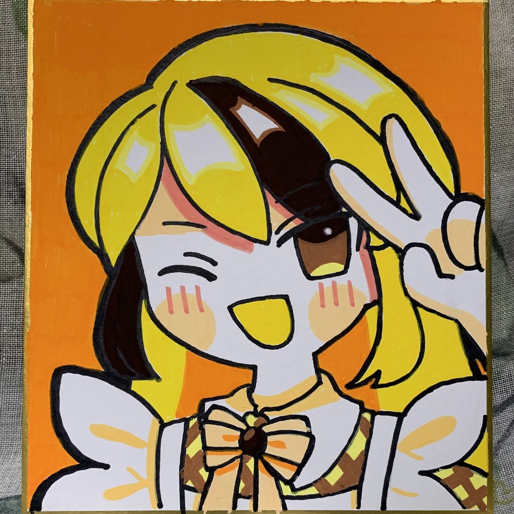 色紙 日向