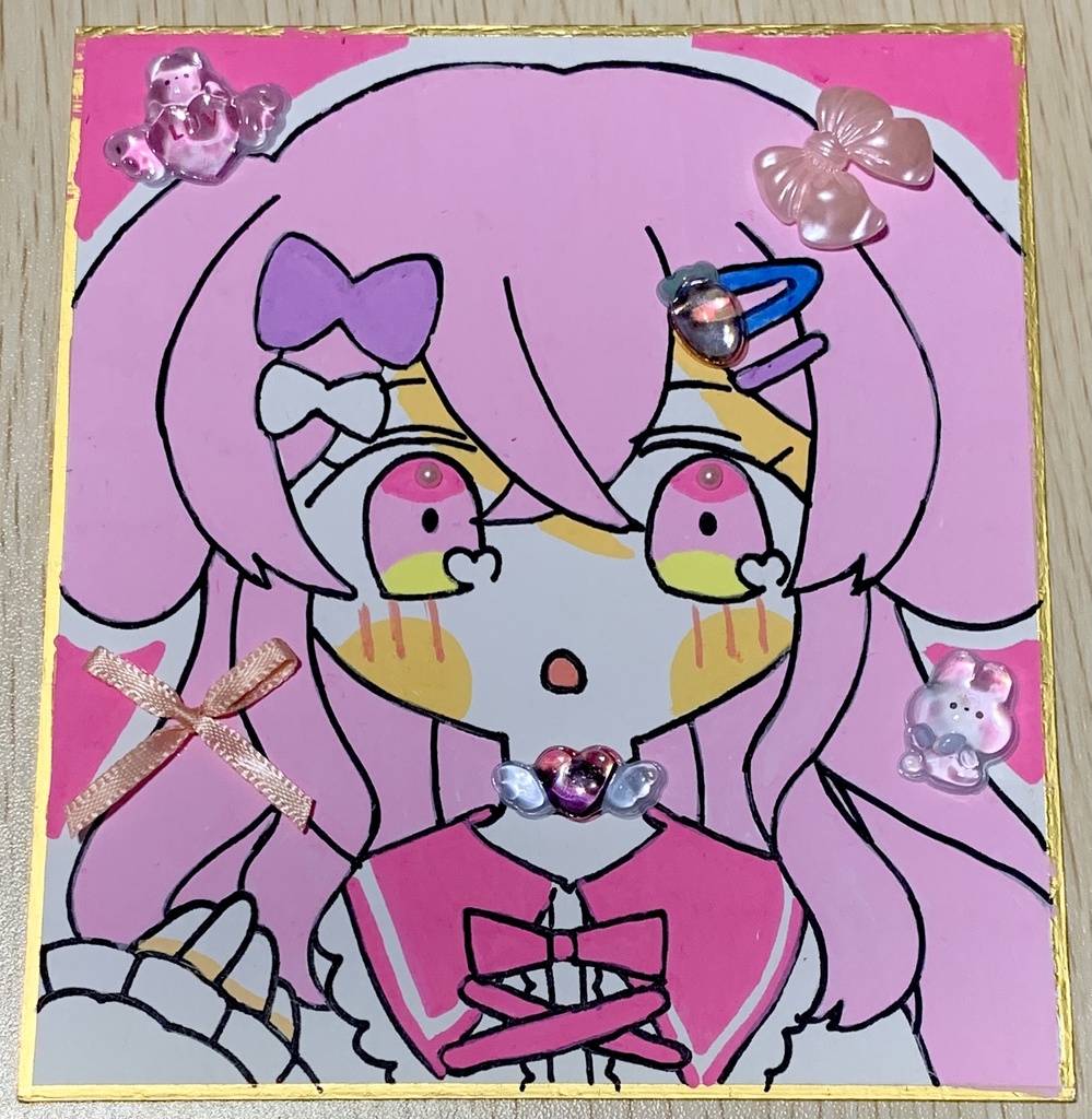 色紙 桃井ゆめか1