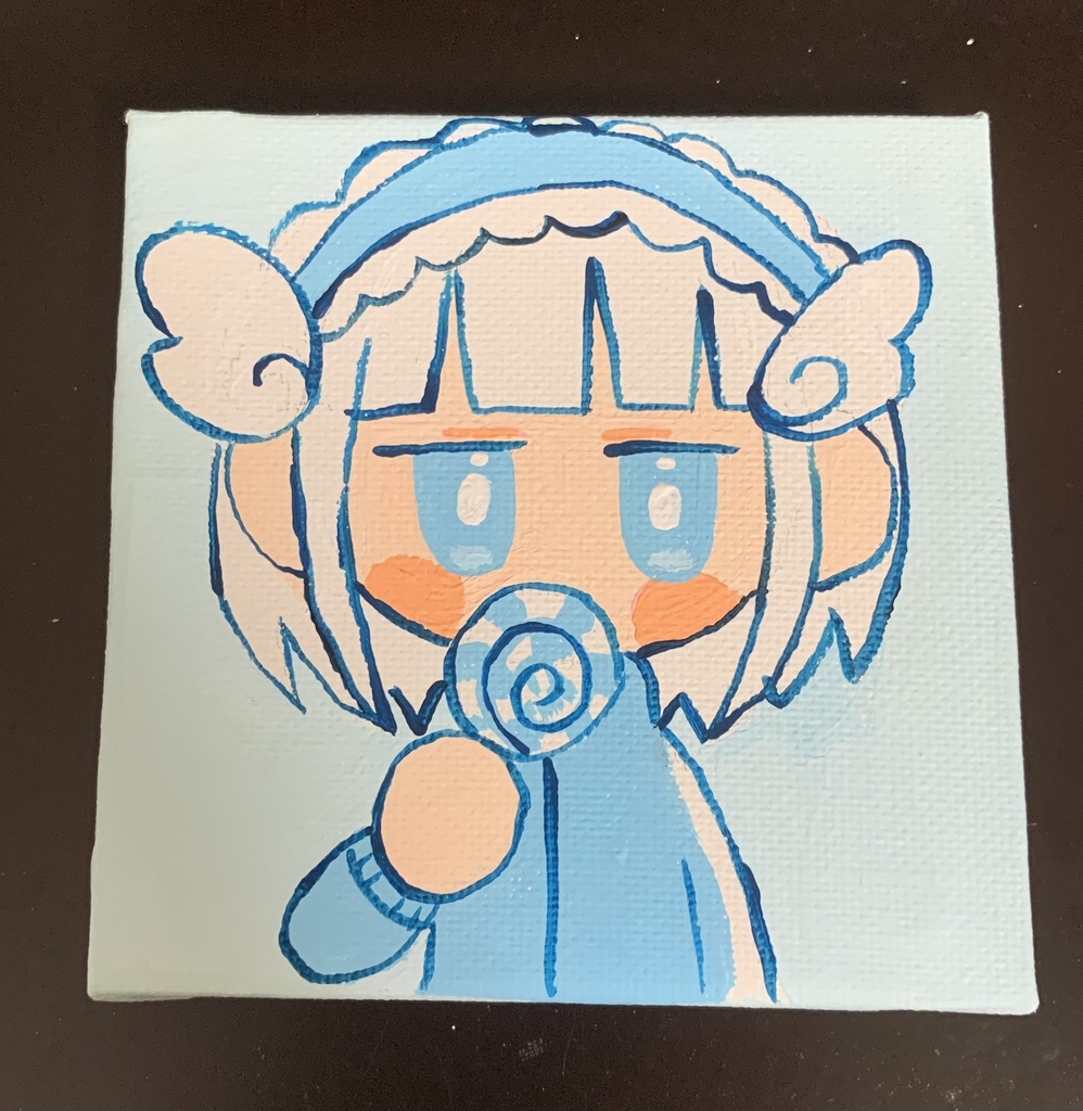 キャンバス原画「御使そら」