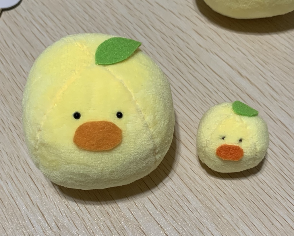 ゆずのひなぬいぐるみ