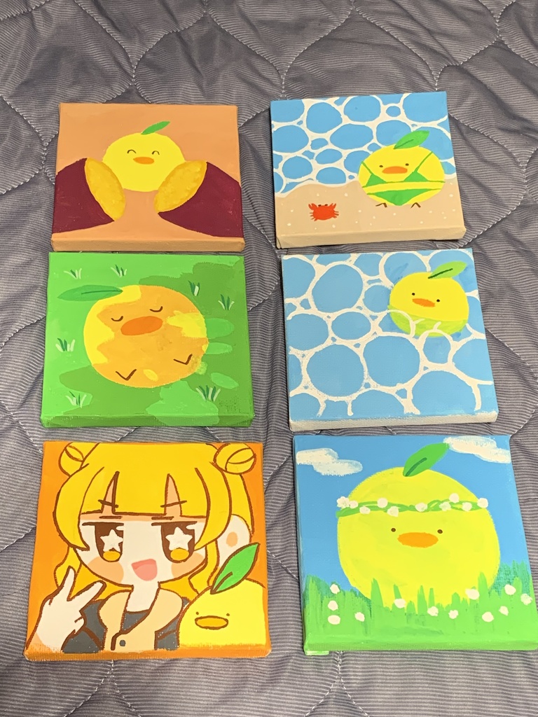ゆずのひなキャンバス原画