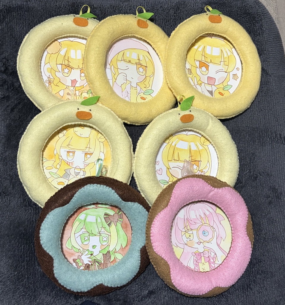 フェルト額原画