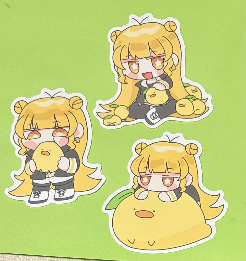 ゆずのひな＆柚乃ステッカーセット