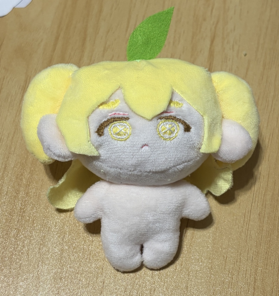 【無料あり】桐葉柚乃式10cm人型ぬいぐるみ