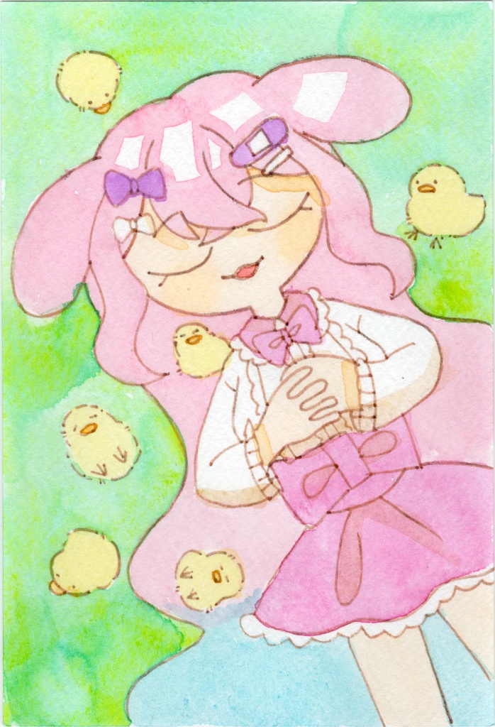 原画「ゆめかとひよこ」