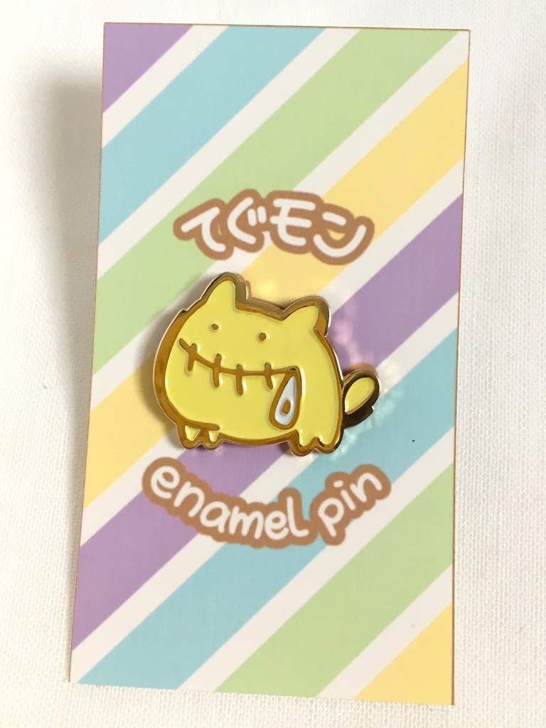 てぐモンエナメルピンバッジ