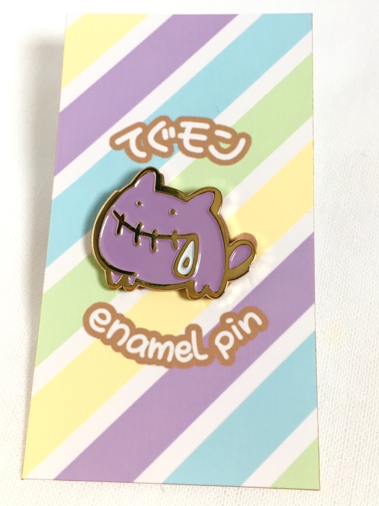 てぐモンエナメルピンバッジ