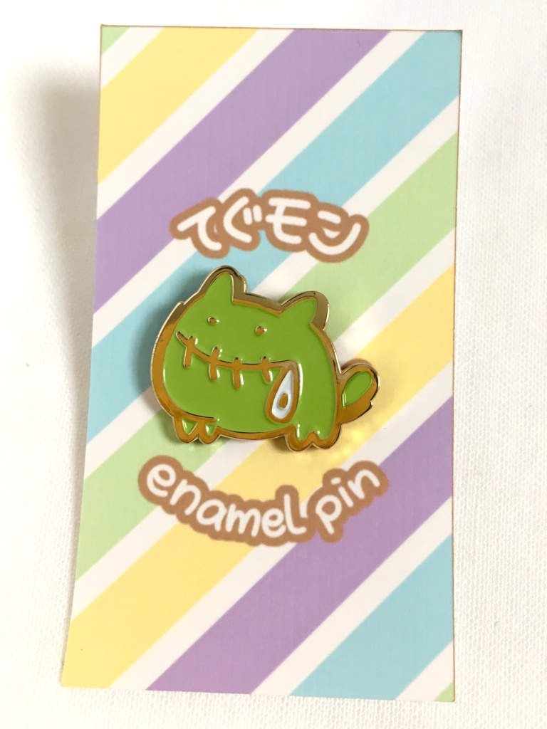 てぐモンエナメルピンバッジ