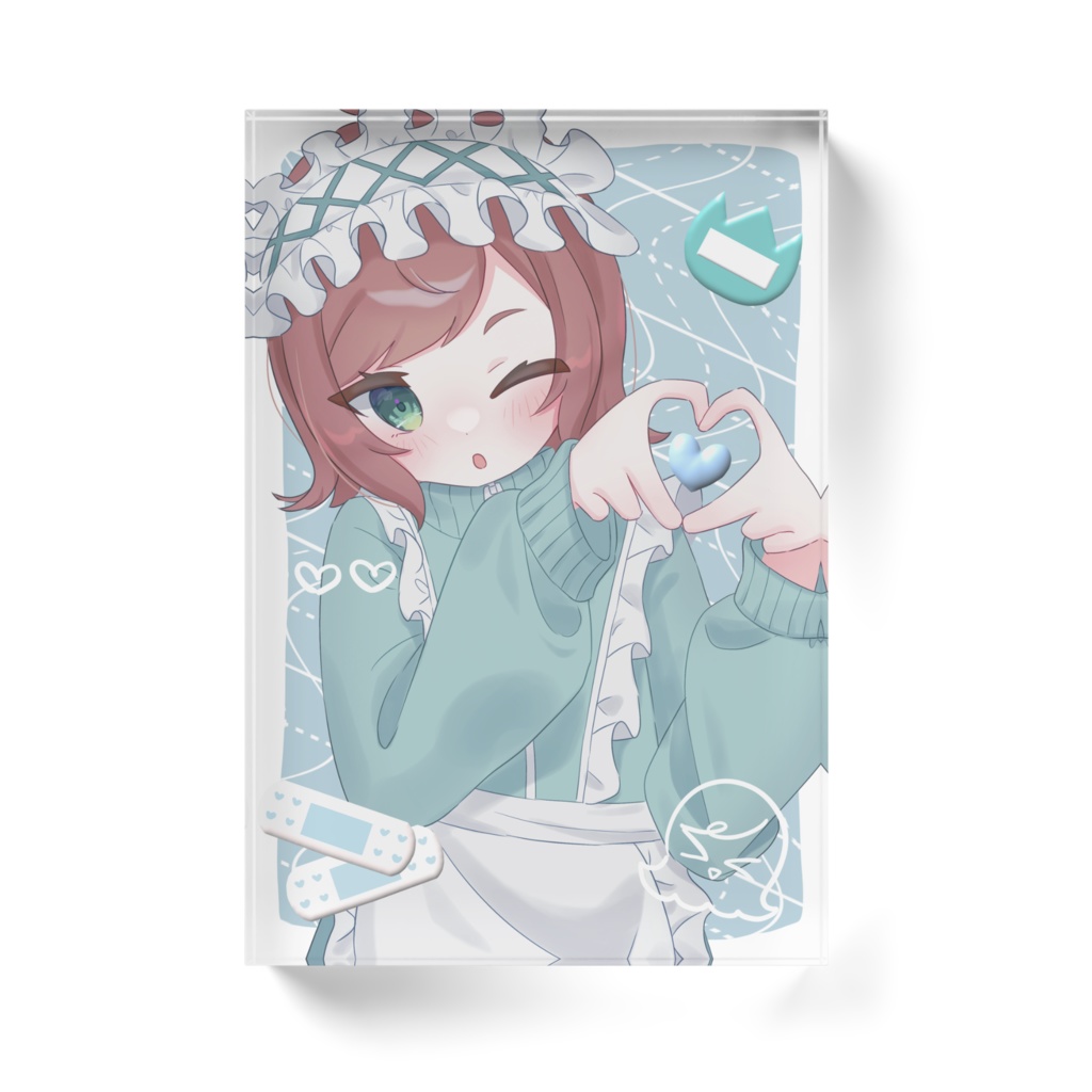 ジャージメイドみ⭐︎アクリルブロック