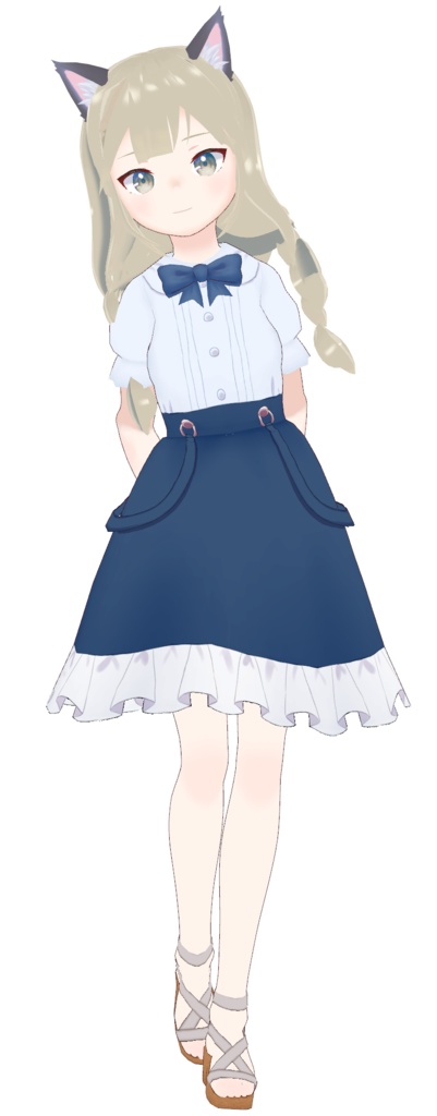 【vroidカスタムアイテム】サロペットだらーん【カラバリあり】