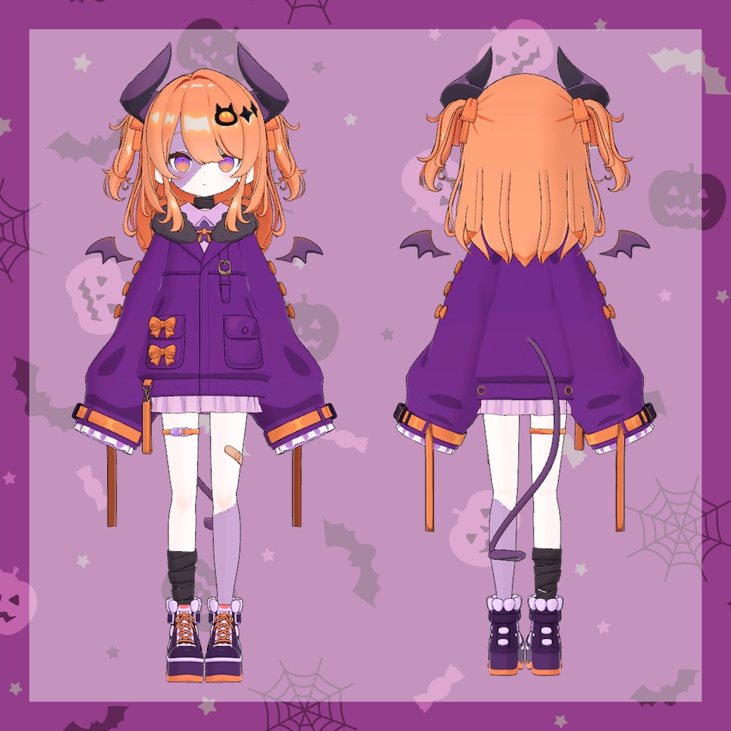【無料配布】ハロウィンなのでびテクスチャ【Free】