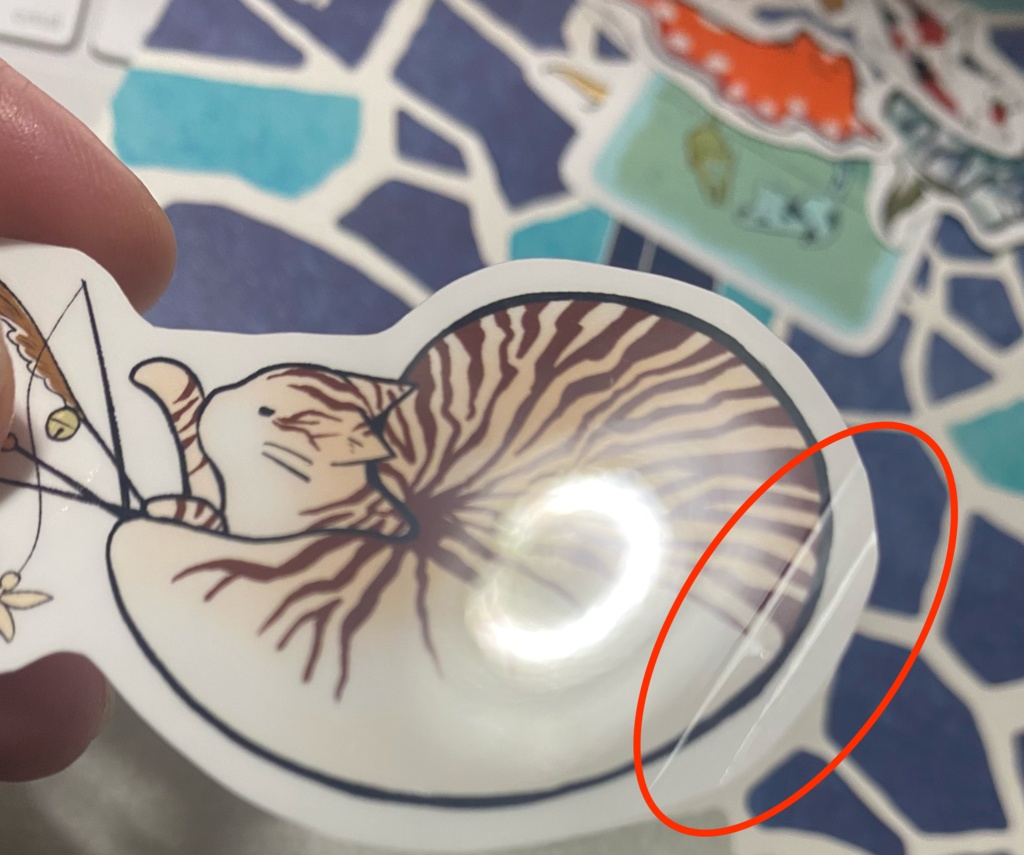 ステッカー【ゆるにゃんぎょと水の仲間たちVol1】