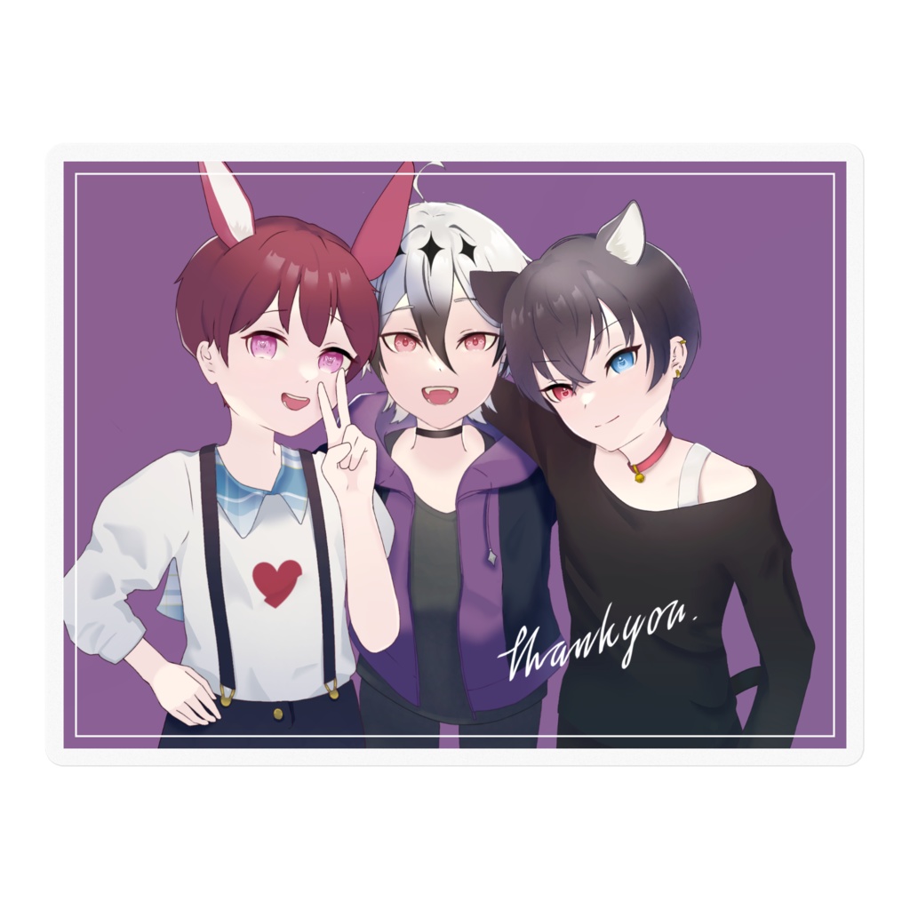 ㍿卸兎(オロシゥサギ)ステッカー