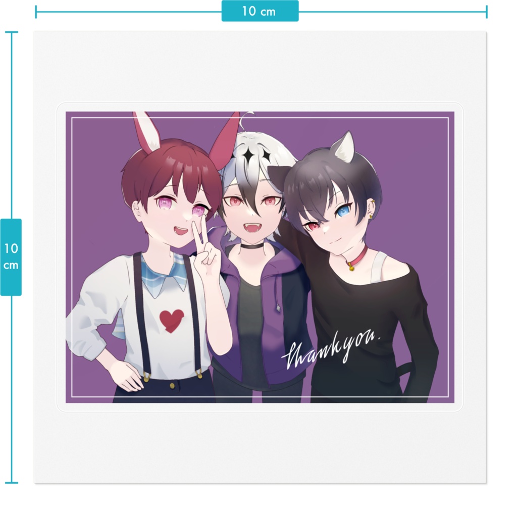 ㍿卸兎(オロシゥサギ)ステッカー