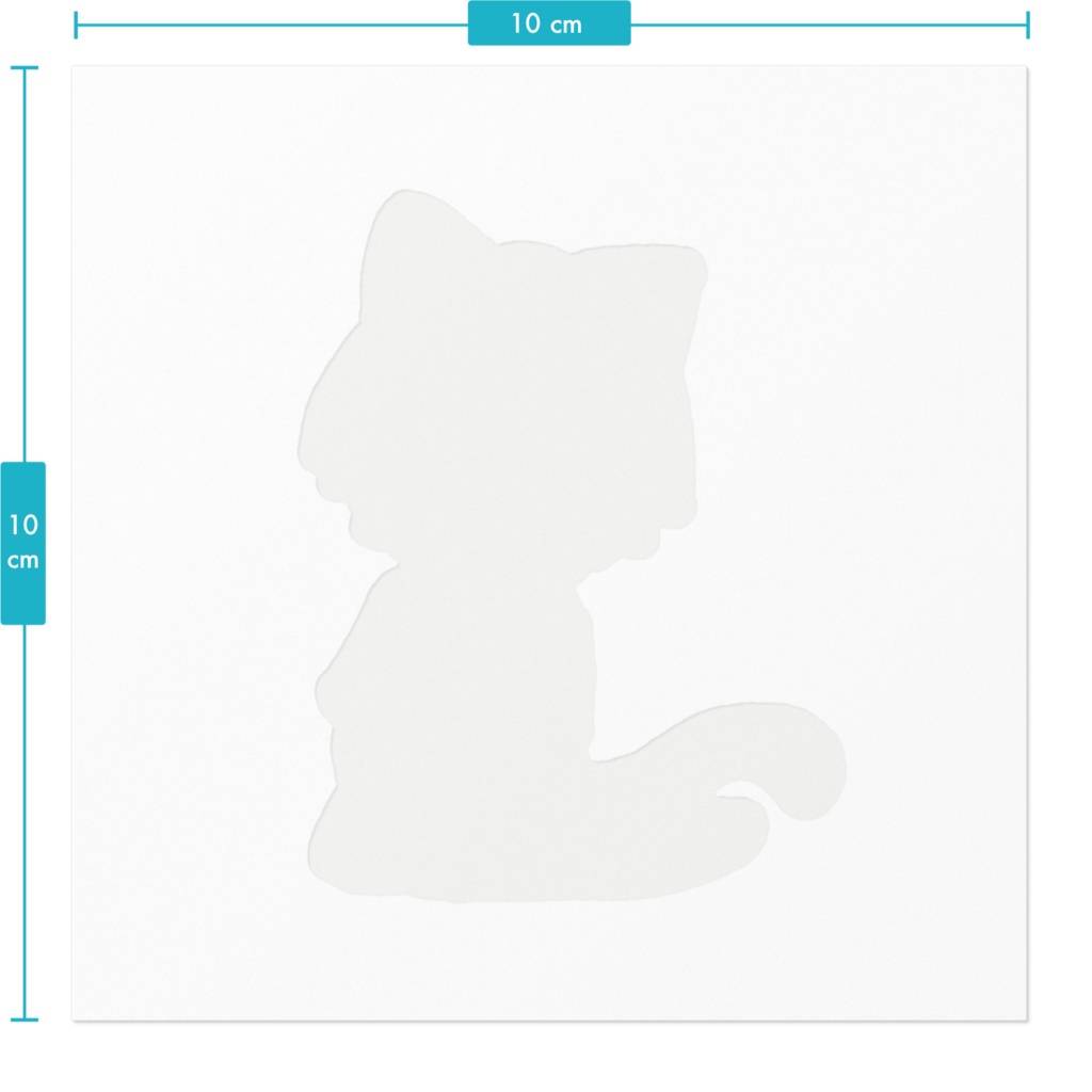 おるすばんねこのまるシール