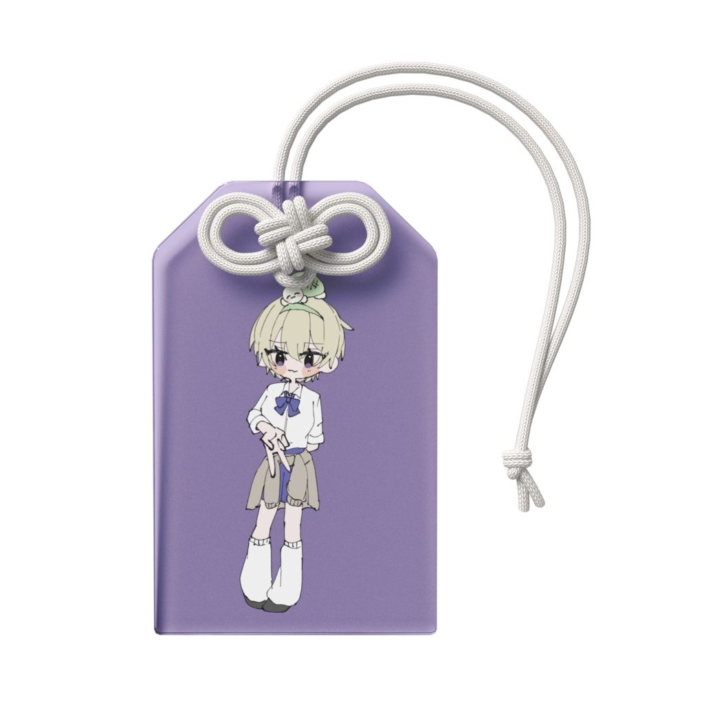 心にギャルピースアクリルおまもり