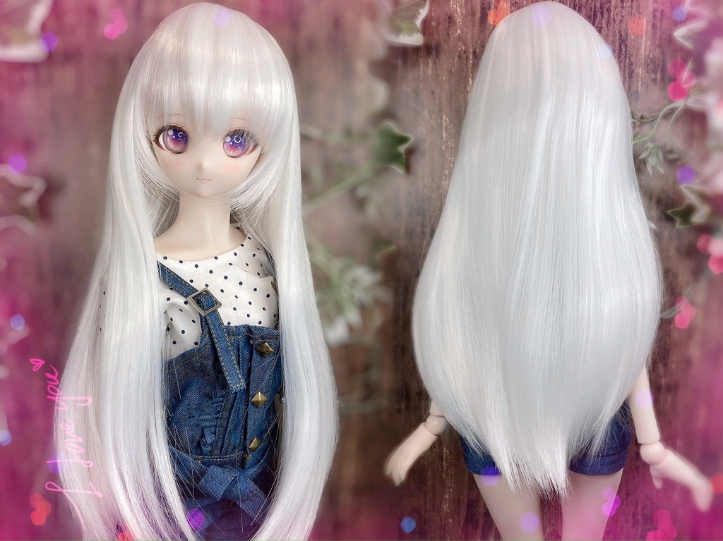 ドールウィッグ*LH*ホワイト*9～9.5インチ - Dolls Collection - BOOTH