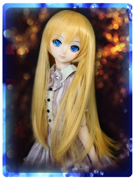 ドールウィッグ*LH*ゴールド*9～9.5インチ