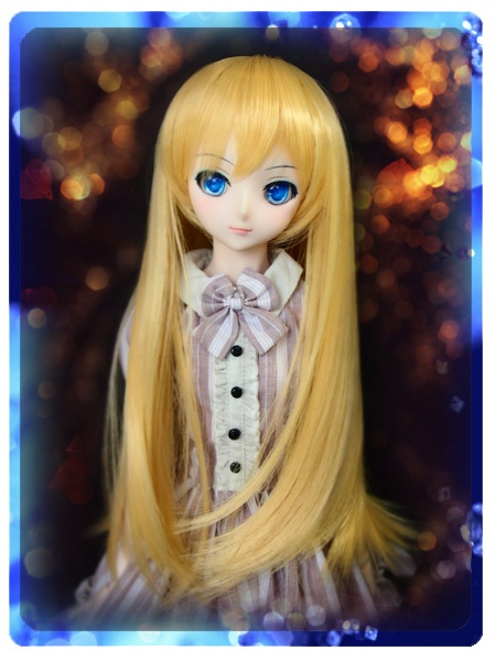 ドールウィッグ*LH*ゴールド*9～9.5インチ