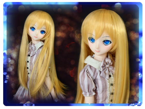 ドールウィッグ*LH*ゴールド*9～9.5インチ