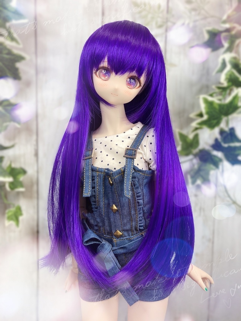 ドールウィッグ*LH*ビビットパープル*9～9.5インチ