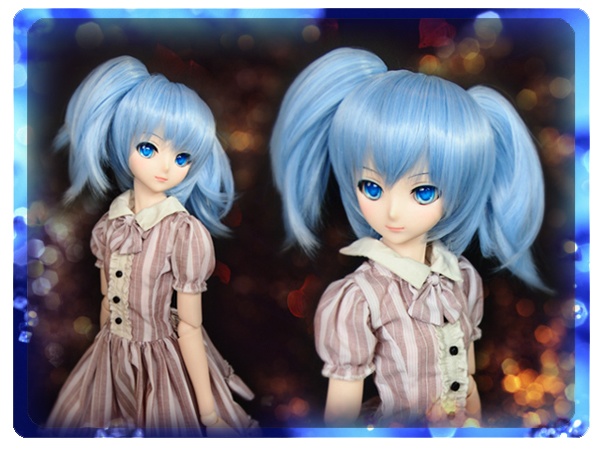 ドールウィッグ*ST*スノーブルー*9～9.5インチ - Dolls Collection - BOOTH