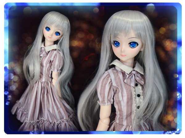 ドールウィッグ*YL*シルバーアッシュ*9～9.5インチ