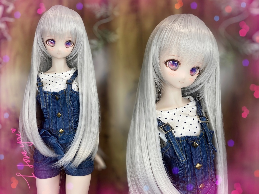 ドールウィッグ*LH*シルバーアッシュ*9～9.5インチ - Dolls Collection - BOOTH