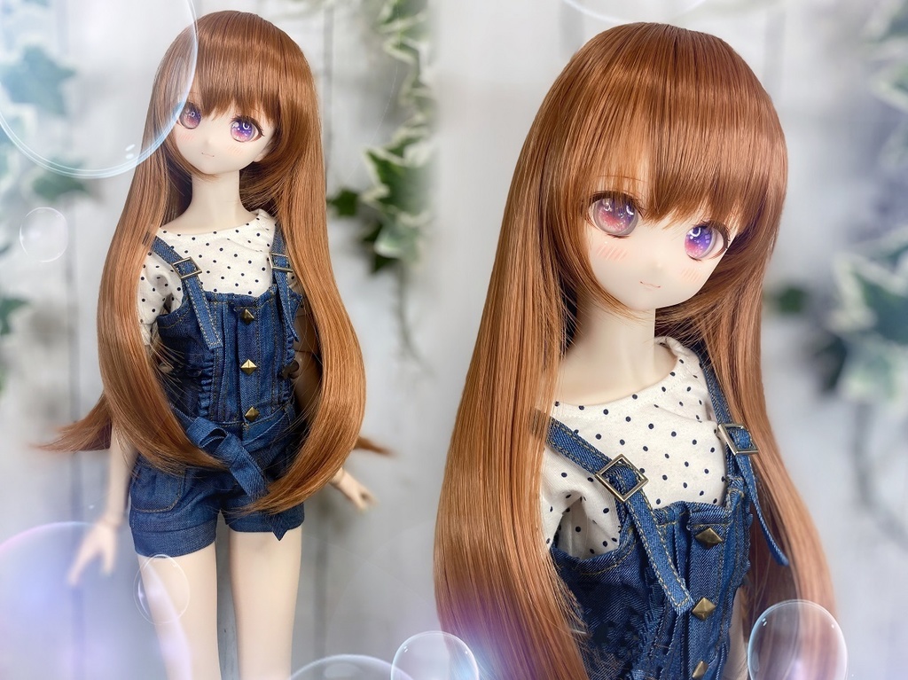 ドールウィッグ*LH*チョコブラウン*9～9.5インチ