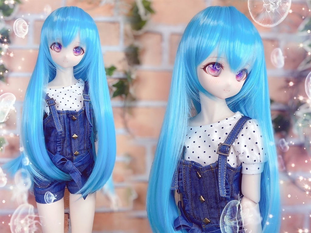 ドールウィッグ*LH*シーソルト*9～9.5インチ