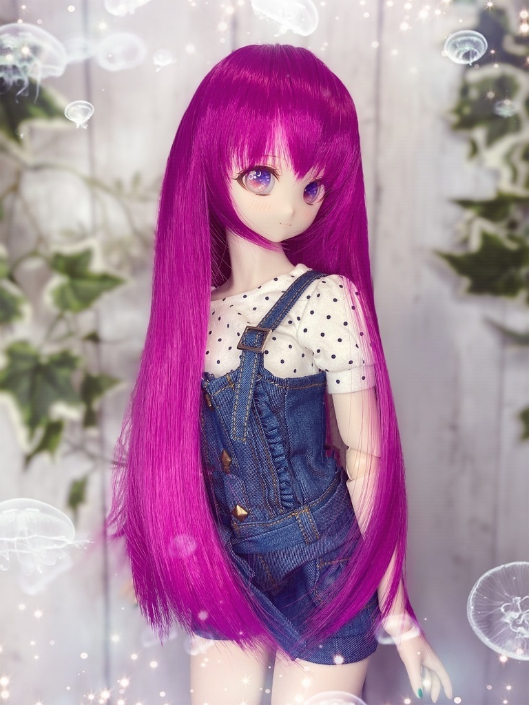 ドールウィッグ*LH*マジェスティックパープル*9～9.5インチ