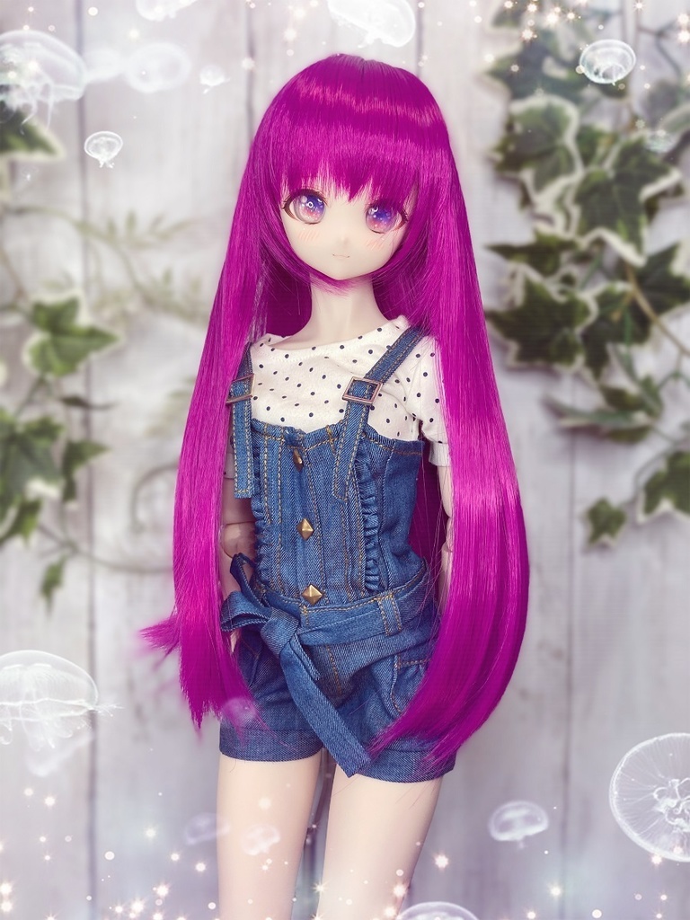 ドールウィッグ*LH*マジェスティックパープル*9～9.5インチ
