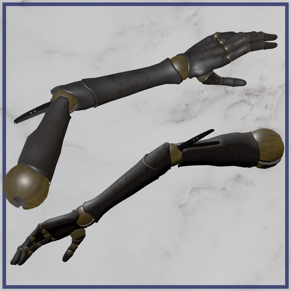 3Dモデル「仕込み義手」