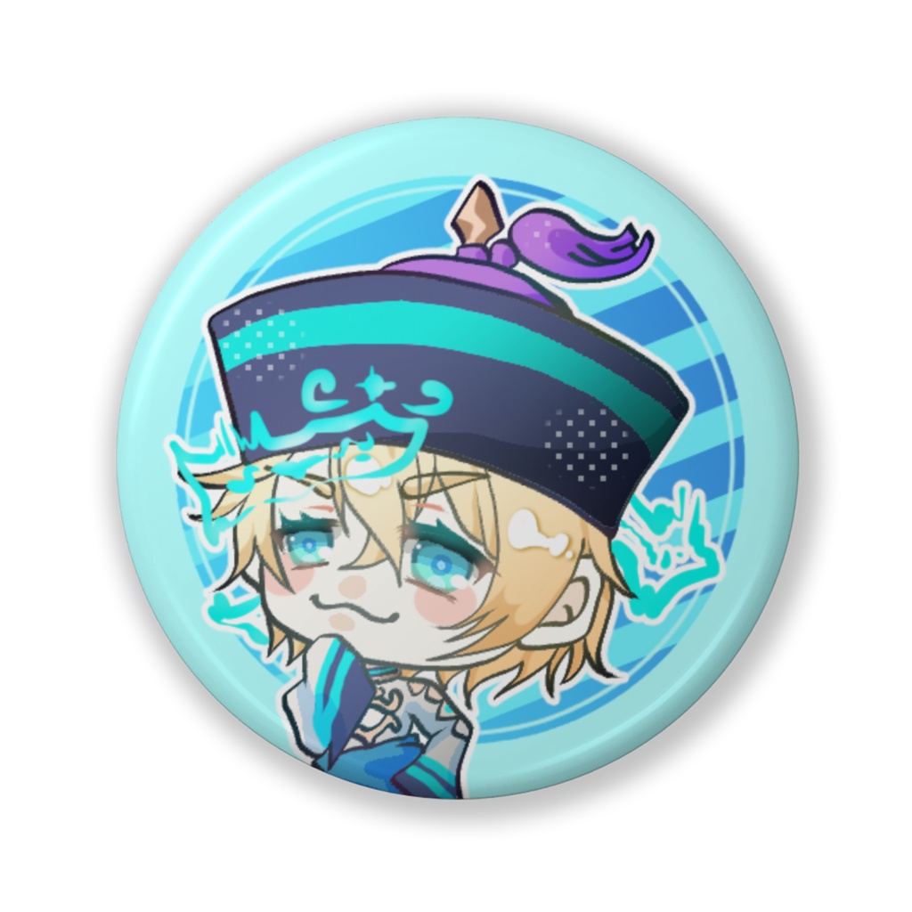 32㎜缶バッジ【ハロウィンアラジン】
