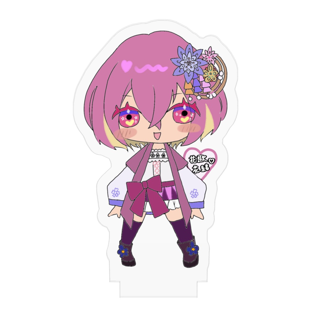 🌸VTuber花歌花緒のアクリルスタンド🌸