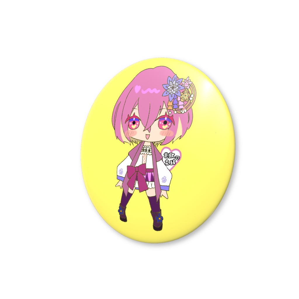 🌸VTuber花歌花緒の缶バッジ25mm🌸