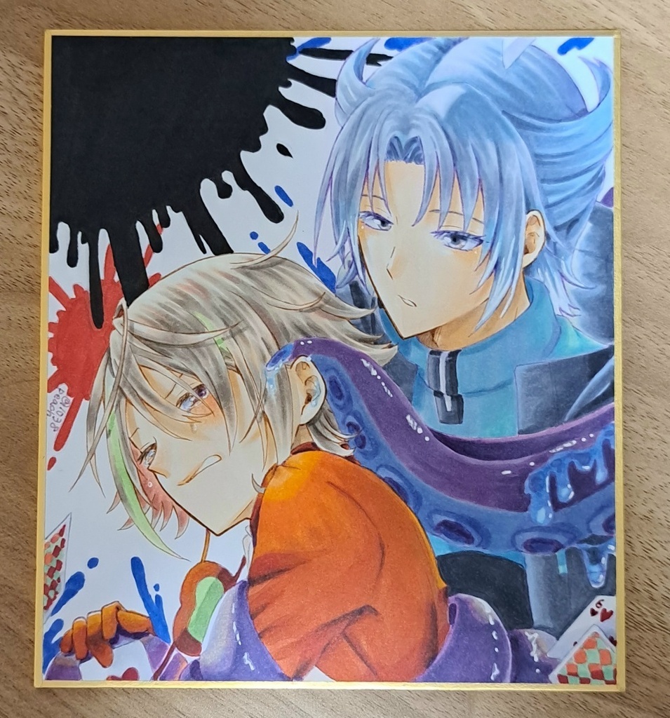 凪琉手描き色紙(エイヒロテイスト)