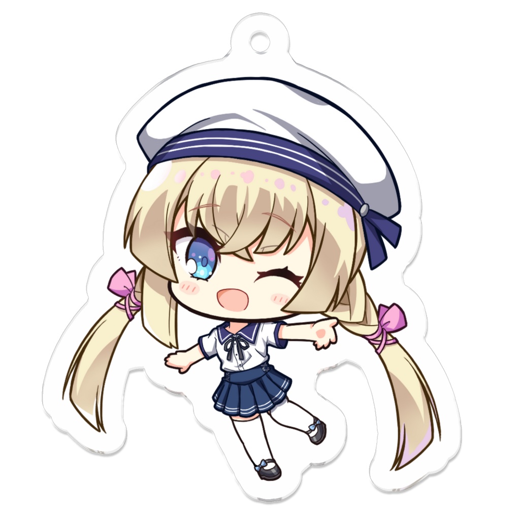 白雪乃愛　アクリルキーホルダー（私服）　